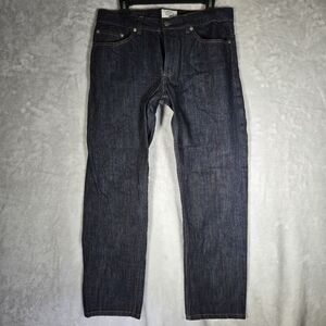 Atelier De La Venise Normande Size 32x29 Dark Wash Denim Jeans Selvedge Low